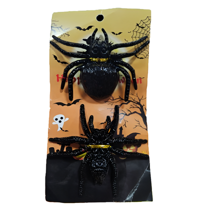 Halloween 2pcs big size spiders to Bring Halloween Vibes in your Home & Garden