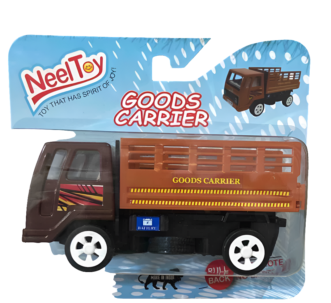 Toy vehicle goods carrier  Push the friction truck forward slightly then it go and last for quite a long distance,children can play the vehicles freely and safely.