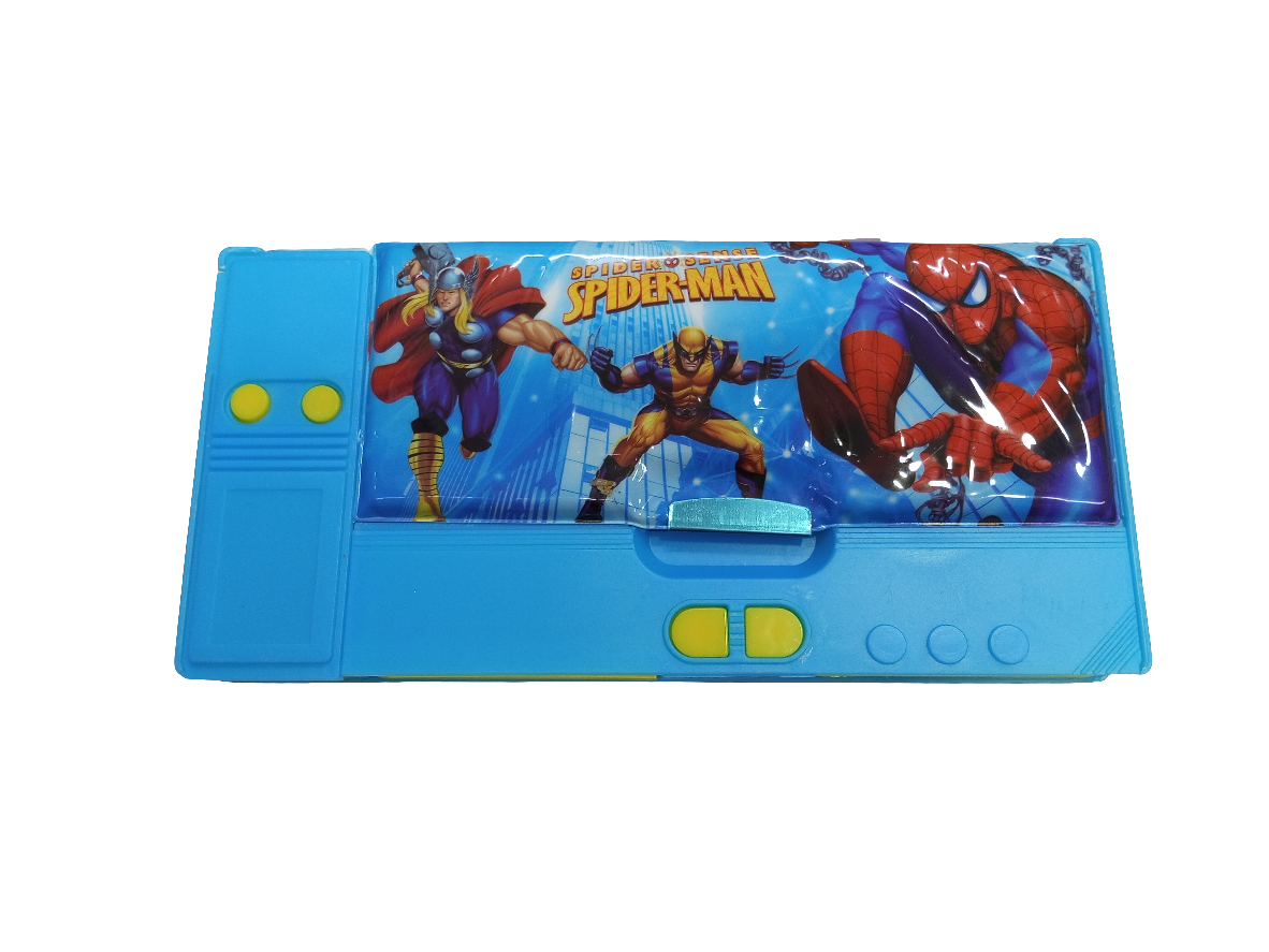 Mini Zambo Pencil CaseThe Pencil Box Case is perfect for kids who need to transport their school supplies in a secure and organized manner. With its durable design and compact size, it's great for children