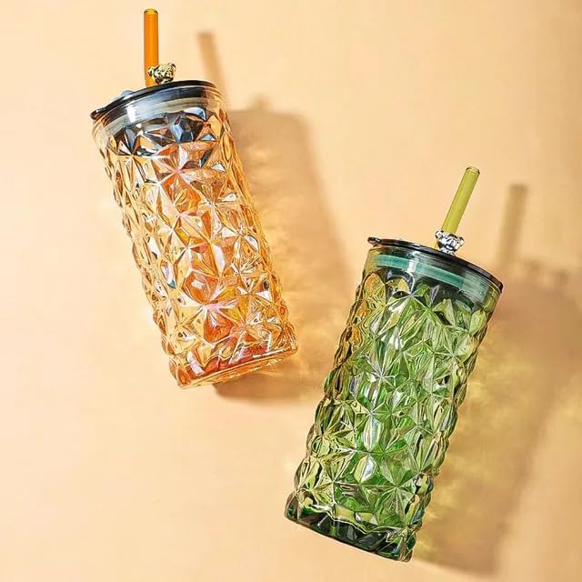 Glass Sipper Bottle with Cute Bear perfect for retun gift