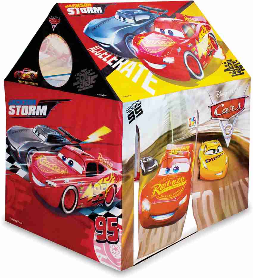 Lighting McQueen edition play tent house with Lighting for kids from 2 years above age