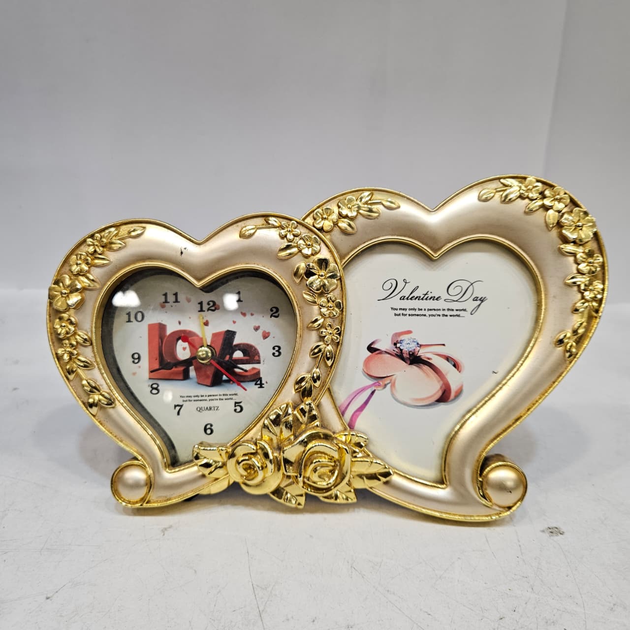 Love Photo frame with Clock