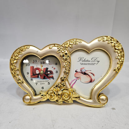 Love Photo frame with Clock