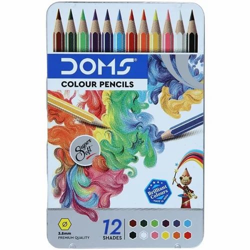 Doms colour pencils 12 shades