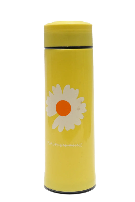 Flower Print Glass Water Bottle for return gifting