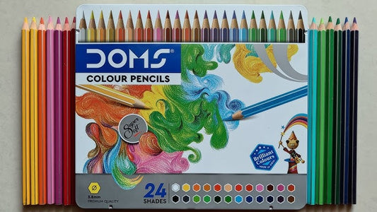 Doms Colour Pencils, specifically the 24-shade pack