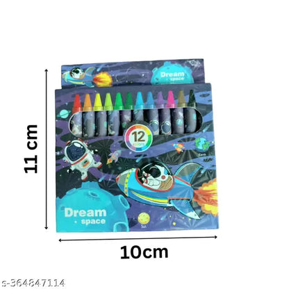 Dream space Crayons 12 colors perfect for kids return gifting