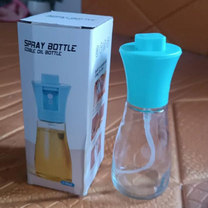 Oil Sprayer Dispenser 170ml Plastic Olive Oil & Vinegar Cruet Mist Spray Bottle for BBQ & Salad Dressing