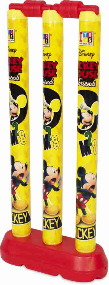 Cricket Set with Stump and Ball Kit Mickey Mouse Cricket Set for kids