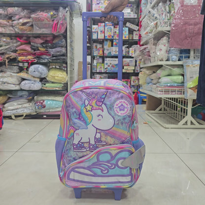 Unicorn trolley School bag