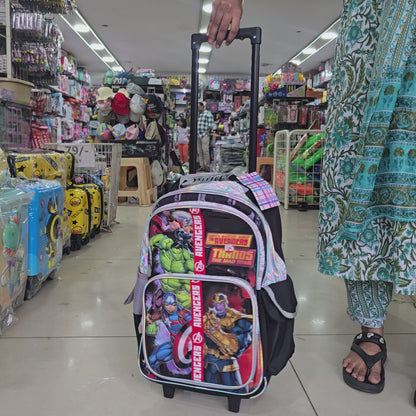 Avengers vs Thanos Trolly School bag