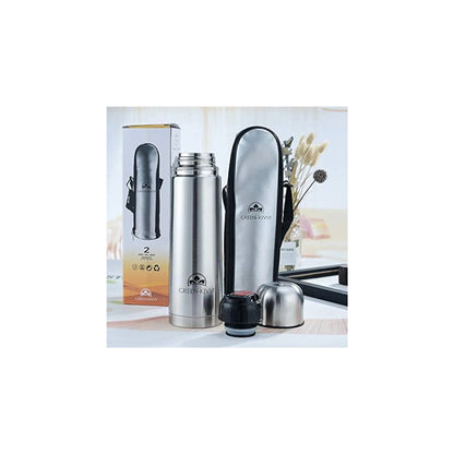 Thermos Bottle, Water Flask for 12 Hrs Hot & 24 Hrs Cold Water. Airtight Lid 1000ml