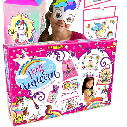 Love Unicorn, DIY Art and Hobby Craft Kit for Girl Kids, 6+ Age | Craft Gift for 6+ Year Old Girl | Paper Craft Kit for Kids