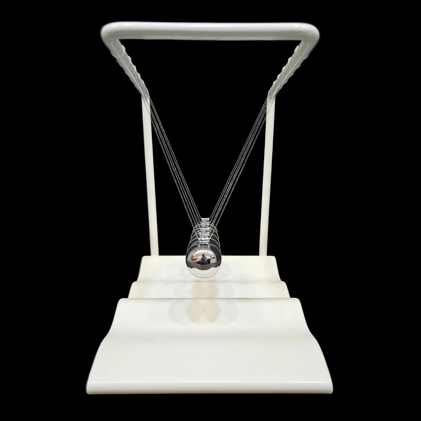 Newton's Cradle Balance Balls Physics Gadget for Bedroom Desktop Living Room White | Home & Garden