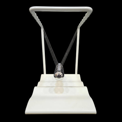 Newton's Cradle Balance Balls Physics Gadget for Bedroom Desktop Living Room White | Home & Garden