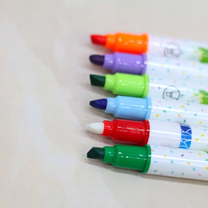 Fluorescent pen highlighter water colors set for kids