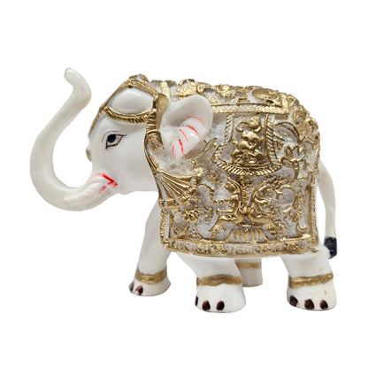 Elephant 2pcs set Idol Showpiece for Vastu, Good Luck, Gifts for House Warming Ceremony and Home Decoration