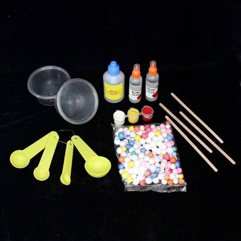 Colorful Cotton Crystal Cloud Fluffy Slime Kit for Kids Boys and Girls