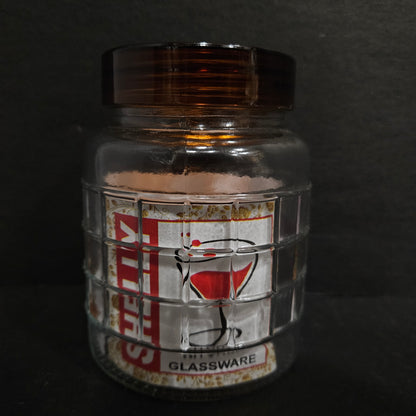 Shelly glassware Beeta glass jar with Lid for Return gift purpose