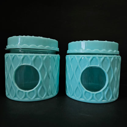 Eagle Star mate 2 pieces set Dry Fruits & groceries storage jars for multi purpose usage