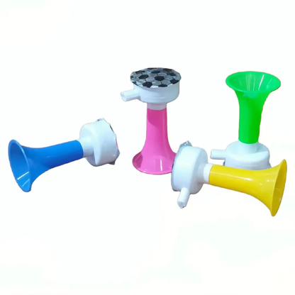 Small Whistle Soccer Toys Horn Cheering Kids key chain Toys Plastic Trumpet for kids return gifting