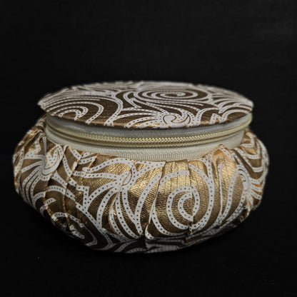 Women's Stylish designer Jewel Box with Zipper Lock easily portable jewellery box or Bangle Box for women