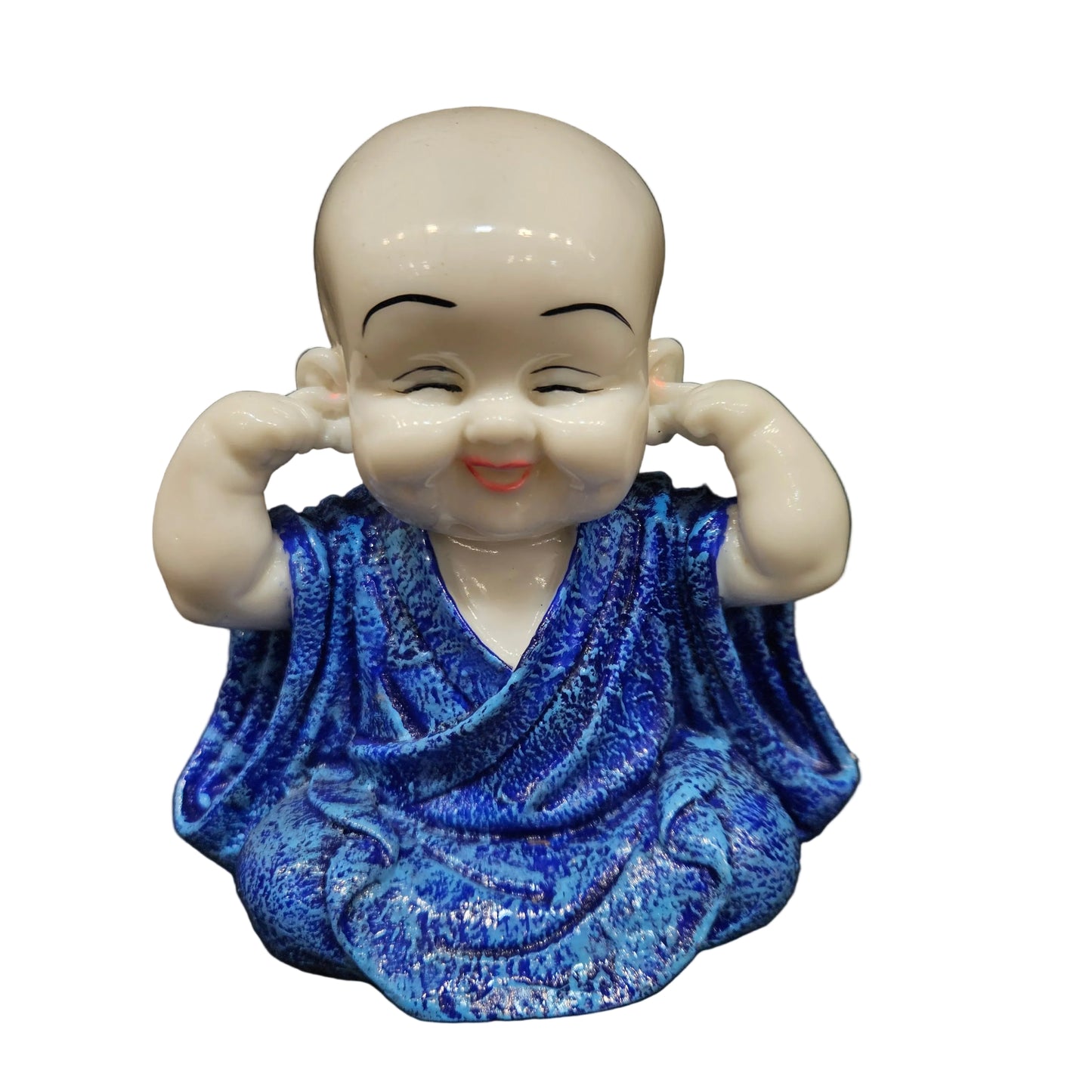 Marble Dust Polyresin small monk's 3pcs set Idol Statue Showpiece Figurine