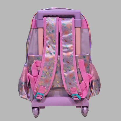 Princess trolley school bag