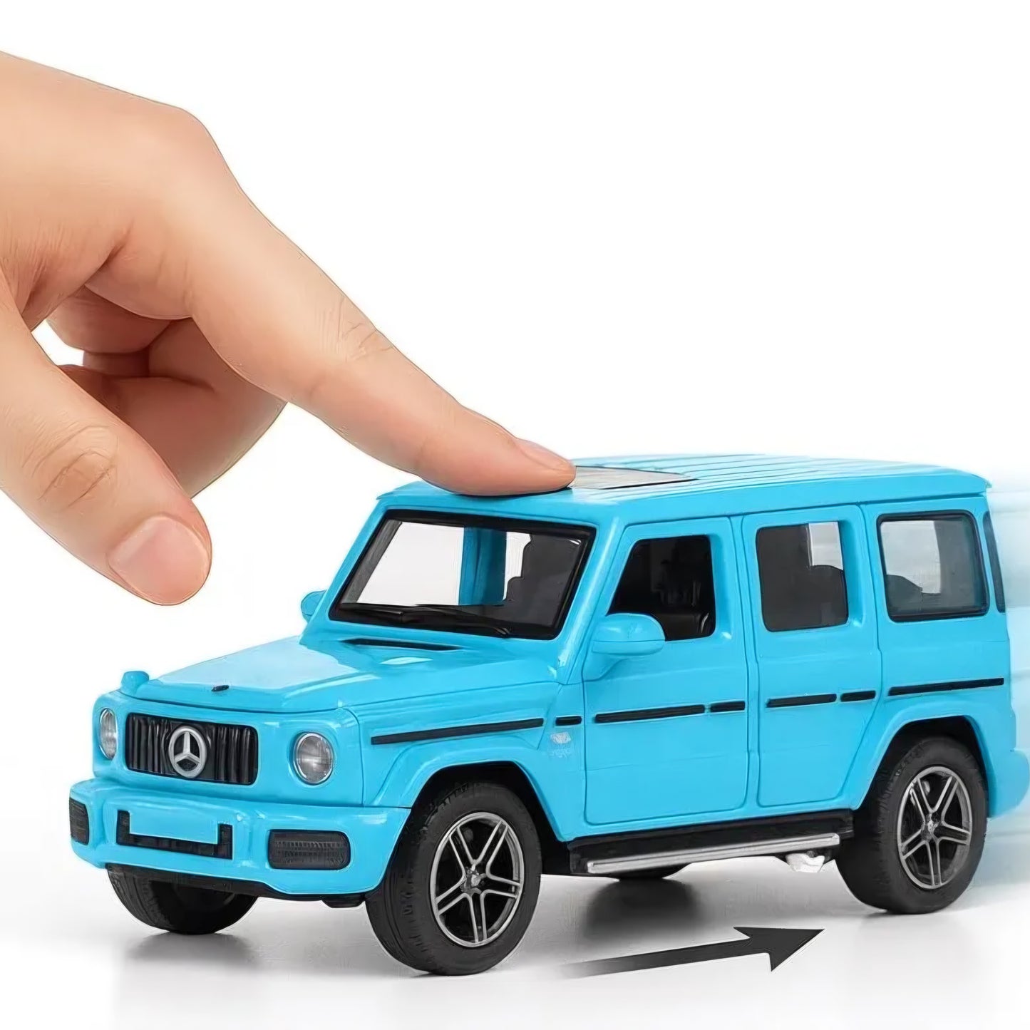 Diecast Mercedes Benz G Wagon Car Toy – 1:32 Scale Alloy AMG G63 Car with Light & Sound, Pull-Back Off-Road SUV Toy for Kids & Collectors, Gift for Boys