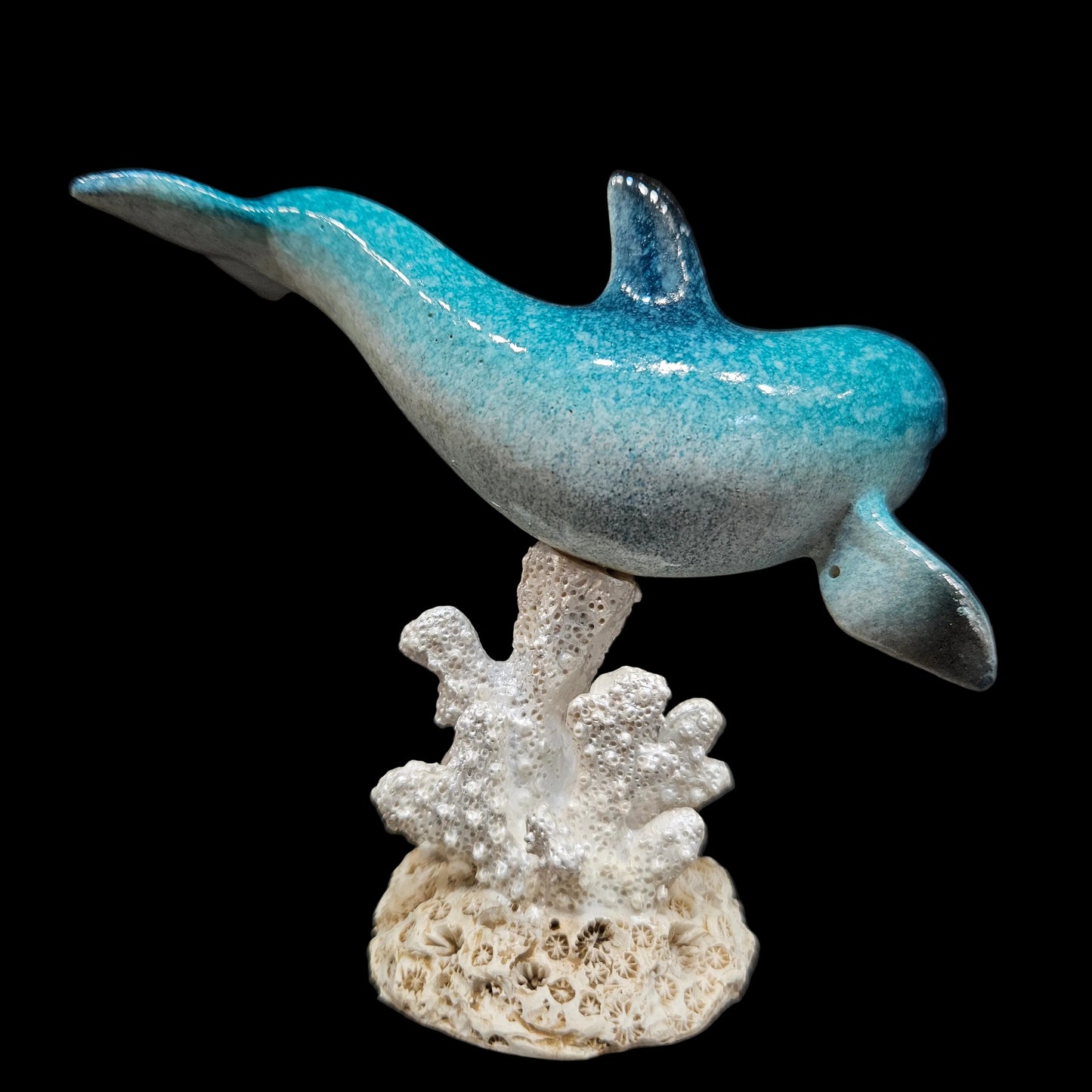 Ceramic Dolphin Showpiece Figurine for car dashboard, Office desk & home Decor