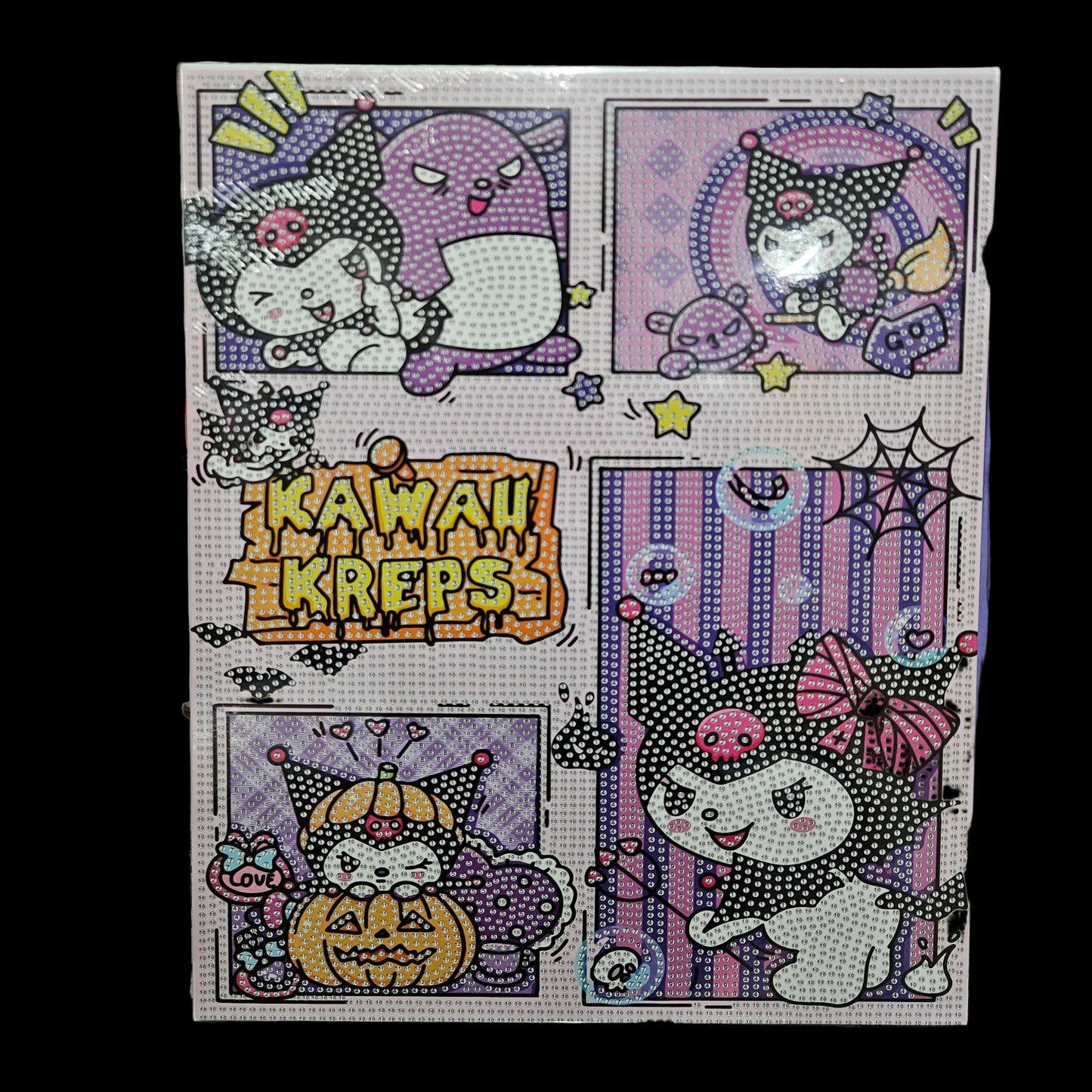 Cartoon characters diy art kit set