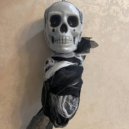 Hanging Skull Halloween Decoration for Doorway