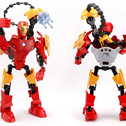 Super Hero The Avengers Building Block Sets Robot Figure Toy Assembly kit for Kids