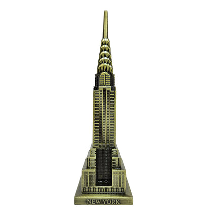 Metal miniature Newyork most famous Chrysler Showpiece Figurine for home/Office Decor