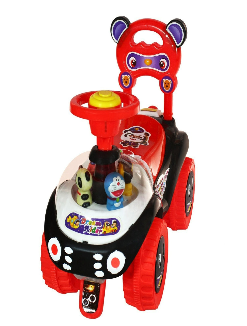 Dream Swing Ride on & Car for Kids with Music & Horn Steering, Push Car for Baby with Backrest, Safety Guard, Big Wheels, Ride on for Kids age1 to 3 Years