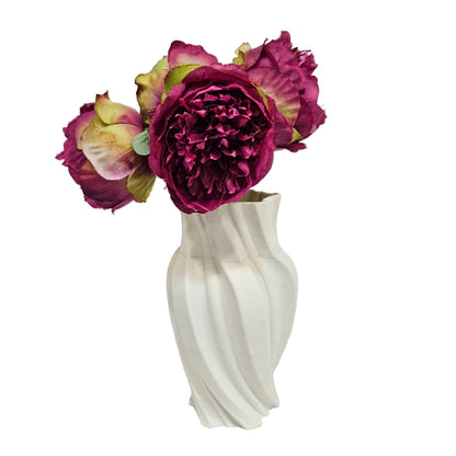 Ceramic Flower Vase, Nordic Style Vase Aesthetic Modern Vase for Wedding Living Room Dining Room Home Decor