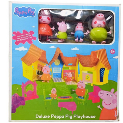 Peppa pig Deluxe play house includes figure & accessories for fantastic fun play house for kids above 3 years old