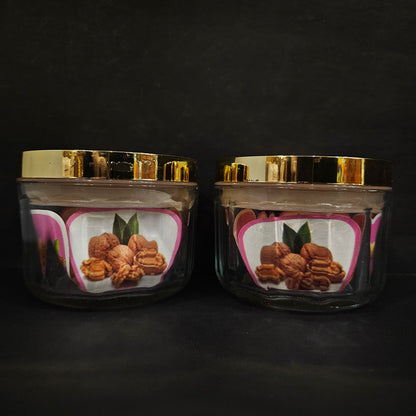 Gold Boutique 2 piece set storage containers for groceries & dry fruits storage purpose
