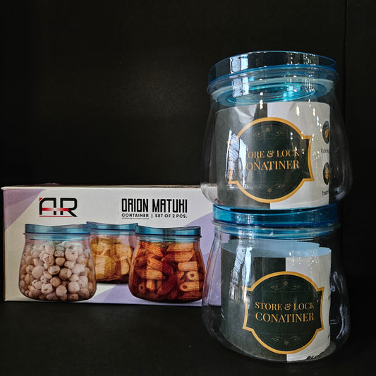 AR Orion Maturi 2 pieces set transparent storage container perfect for Return gifting purpose