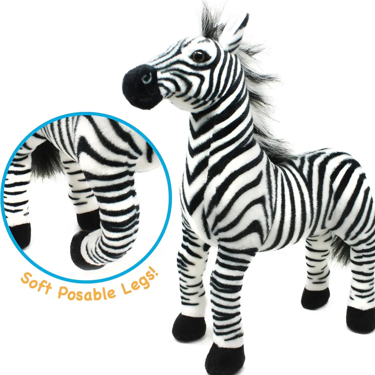 Horse Plush Stuffed Animal Soft Horse Plush Doll for Girls Kids