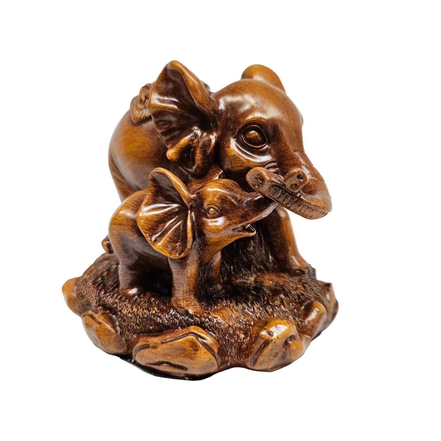 Desk decor elephant showpiece decoration feng shui elephant lucky cute resin crafts elephant statue living room decoration business gifts animal handmade sculpture ornament
