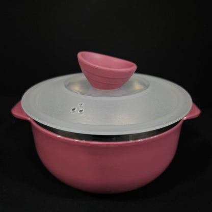 Bright Aroma serving Bowl with 1000ml Capable Bpa free,Microwave oven safe with high quality Stainless steel material
