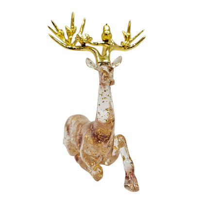 Couple Deer Statues Reindeer Figurines Ornament for Wedding Shelf Party|Home & Garden | Home Decor | Figurines