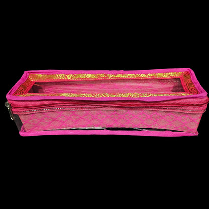 Bracelet & Bangles Organizer Dot Print Transparent Chudi Organizer|Storage Box for Watches|Necklace