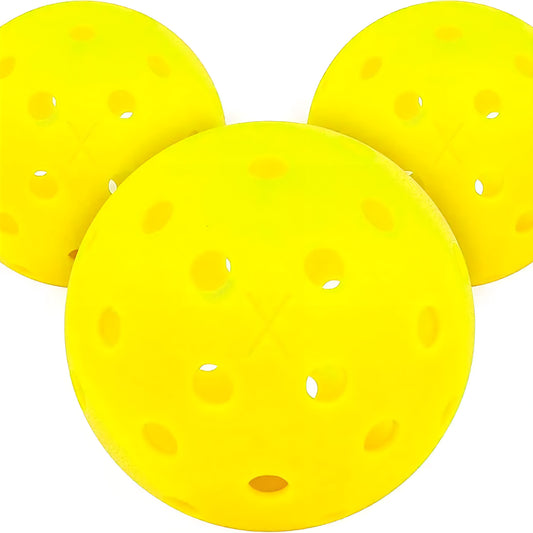 Pickleball Balls High Visiblity Balls for Indoor Outdoor Pratice | Tournament-Grade Bounce