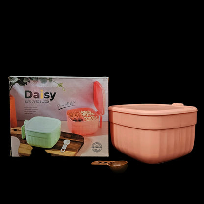 Daisy Dry Fruit Box with 4 portions Dry Fruit storage container