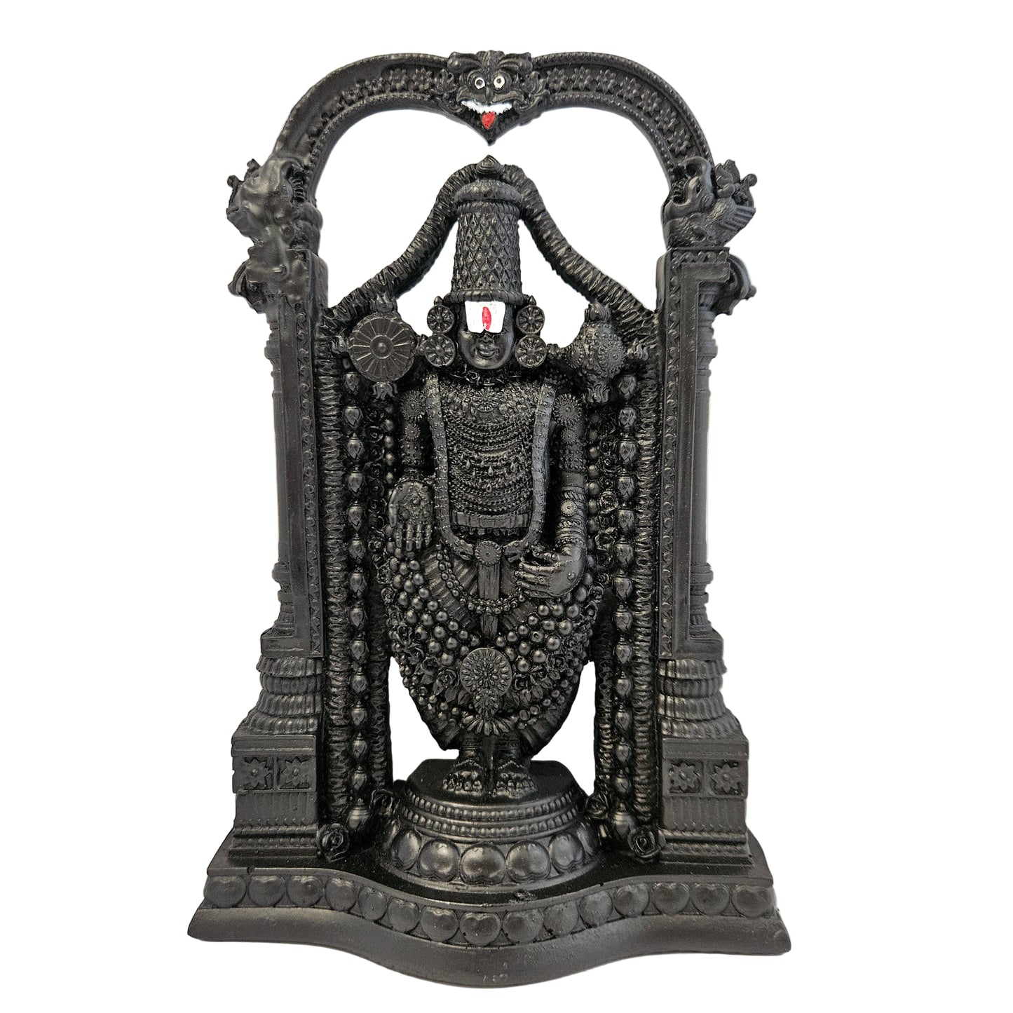 Sri Venkateswara Swamy Tirupati Balaji Idol Balaji Statue tirupati Temple Decor Tirupati Balaji Statue(Black)