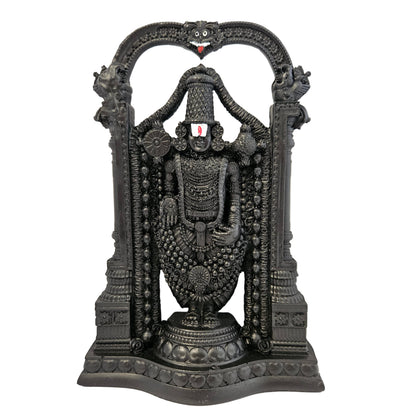 Sri Venkateswara Swamy Tirupati Balaji Idol Balaji Statue tirupati Temple Decor Tirupati Balaji Statue(Black)