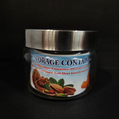 Hungry Storage jar with 500ml capacity for groceries & Dry Fruits Storage purpose
