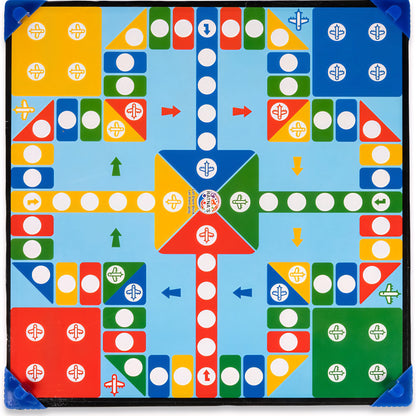 Wooden Excellent 2 in 1 Snakes & Ladders with Ludo Party & Fun Board Game